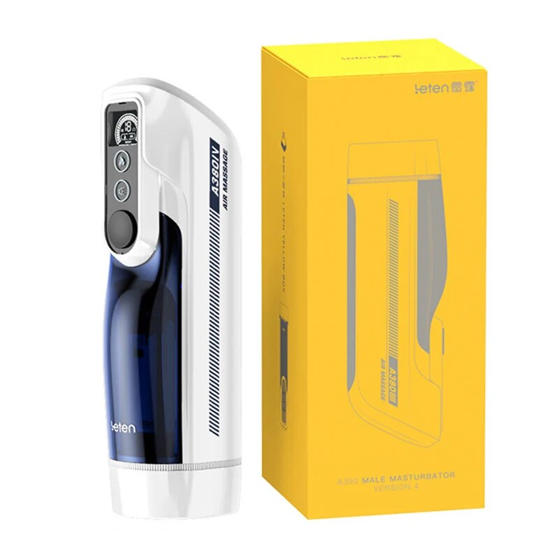 Leten A380 III อัพเกรดลูกสูบ Telescopic Masturbator ความร้อนช่องคลอด Thrusting Moaning เครื่องสำเร็จความใคร่ด้วยตัวเองเพศของเล่นสำหรับผู้ชาย - buysextoyth