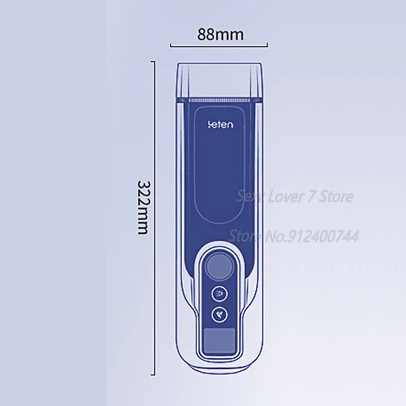 Leten A380 III อัพเกรดลูกสูบ Telescopic Masturbator ความร้อนช่องคลอด Thrusting Moaning เครื่องสำเร็จความใคร่ด้วยตัวเองเพศของเล่นสำหรับผู้ชาย - buysextoyth