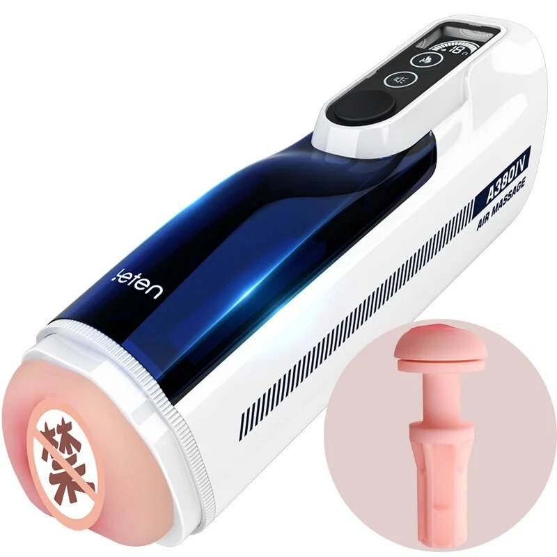 Leten A380 III อัพเกรดลูกสูบ Telescopic Masturbator ความร้อนช่องคลอด Thrusting Moaning เครื่องสำเร็จความใคร่ด้วยตัวเองเพศของเล่นสำหรับผู้ชาย - buysextoyth