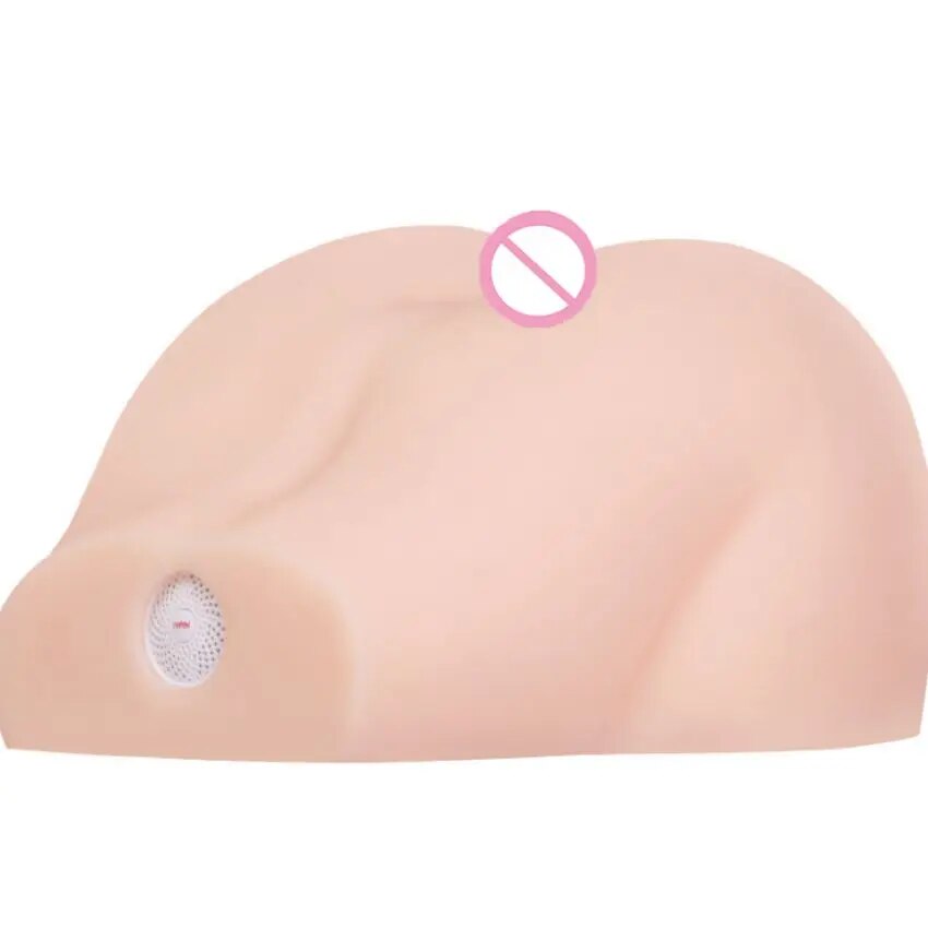 Leten AV Star Soft ที่สวยงาม Big Butt แบบ Dual Hole ซิลิโคน Anal Vagina Vibrating ช่องคลอดก้น Inverted ของเล่นหีสำหรับผู้ชาย - buysextoyth