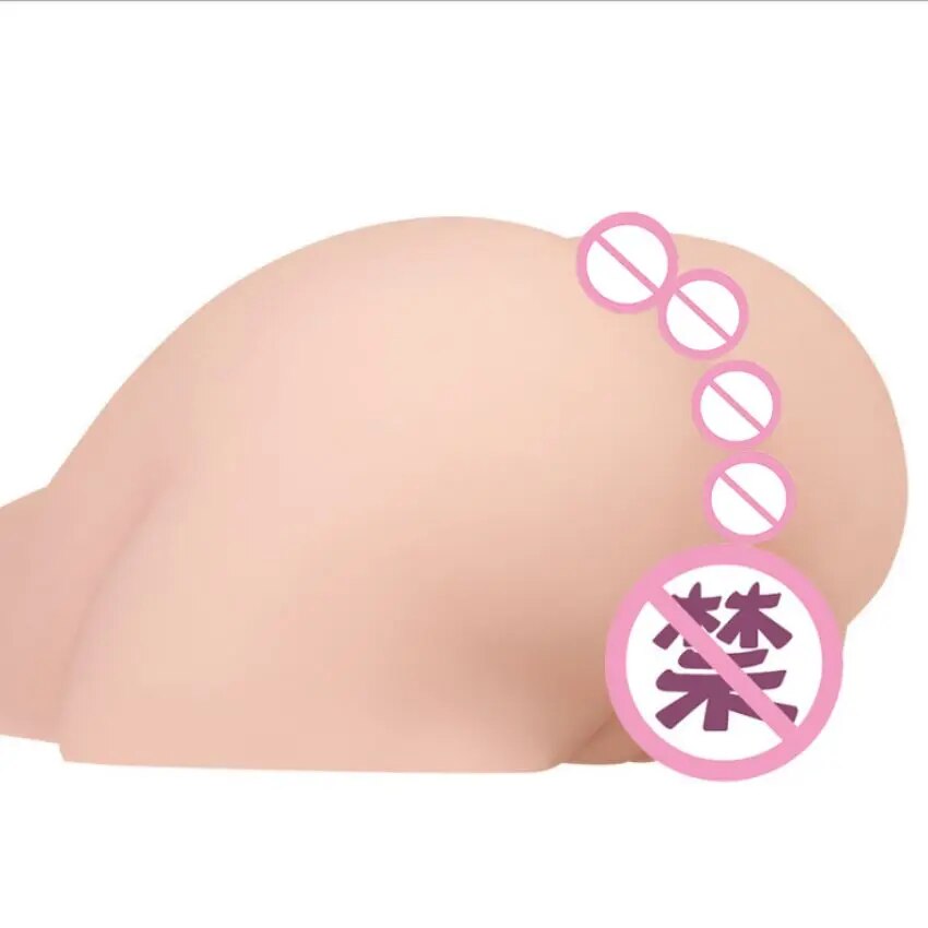 Leten AV Star Soft ที่สวยงาม Big Butt แบบ Dual Hole ซิลิโคน Anal Vagina Vibrating ช่องคลอดก้น Inverted ของเล่นหีสำหรับผู้ชาย - buysextoyth