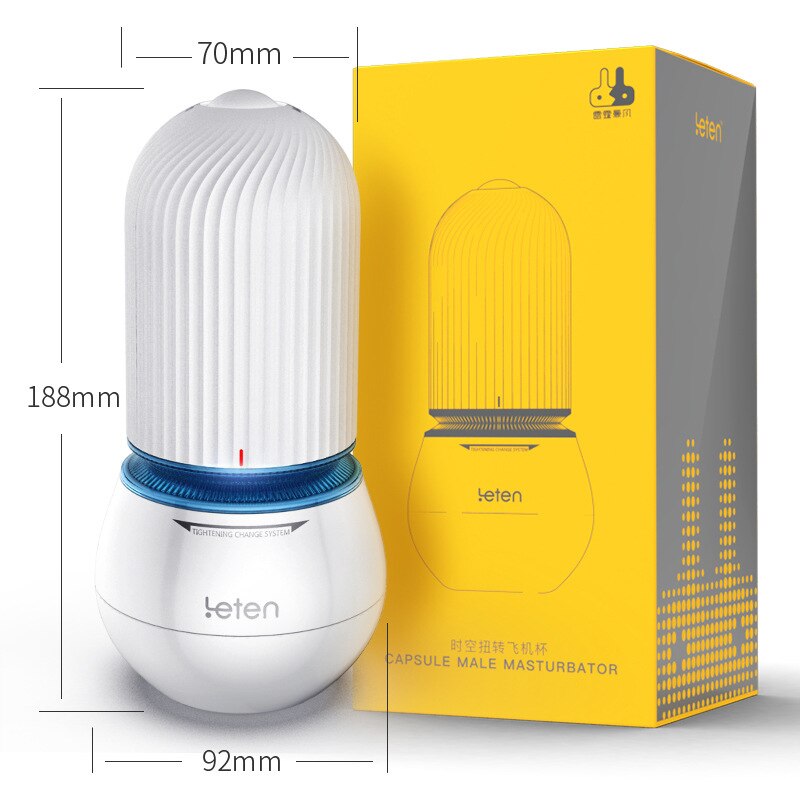 Leten Adjustable Air Sucking Male Masturbator Cup Blowjob Sex Machine Vagina Glans Stimulator Oral Sex Toys for Men Masturbation - buysextoyth