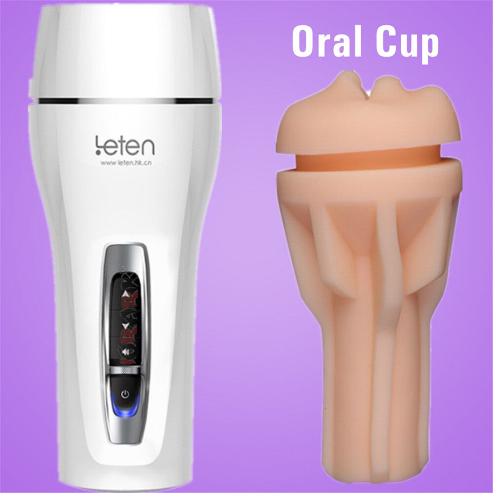Leten Adult Male Penis Masturbator Aircraft Cup Accessories Realistic Vaginal Anus Masturbation Cup Erotic Oral Sex Toys for Men - buysextoyth