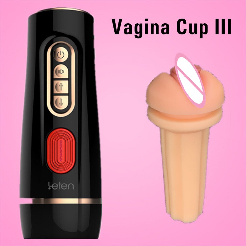 Leten Adult Male Penis Masturbator Aircraft Cup Accessories Realistic Vaginal Anus Masturbation Cup Erotic Oral Sex Toys for Men - buysextoyth