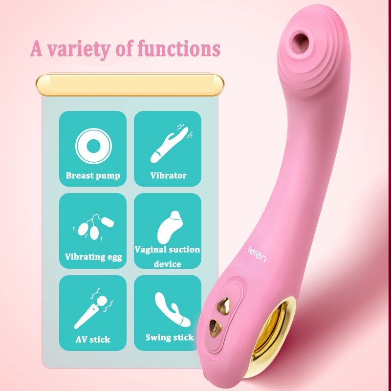 Leten Automatic Sucking Heating Dildo Vibrator Sex Toys for Women G Spot Vagina Vibrating Stick Female Masturbation Sex Products - buysextoyth