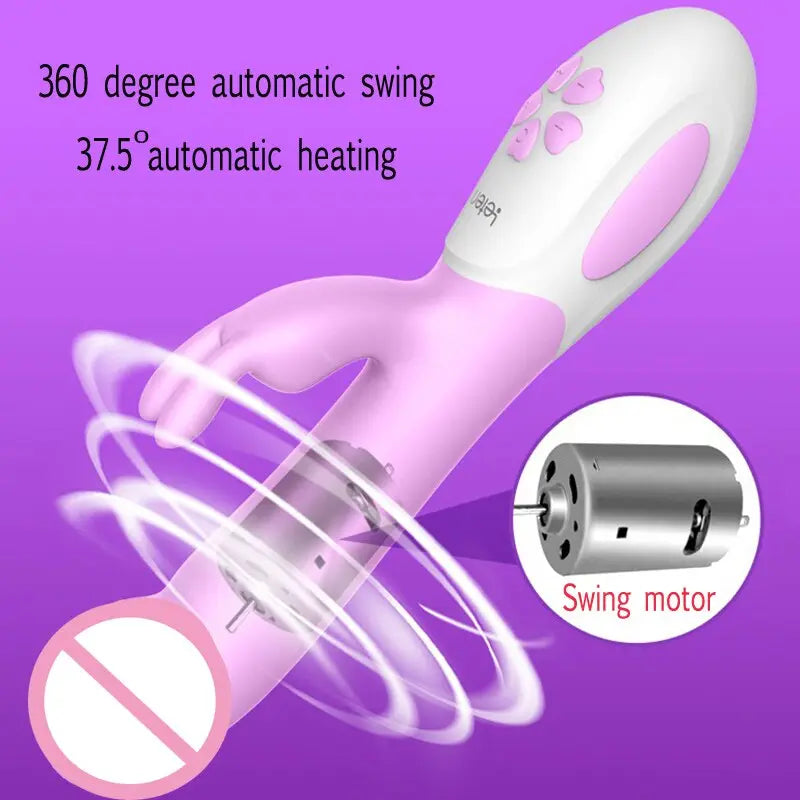 Leten Automatic Swing Vibrator Dildos Sex Toys for Woman Vagina Multiple Angle Stimulator Mute One Key Orgasm Female Masturbator 33sextoys