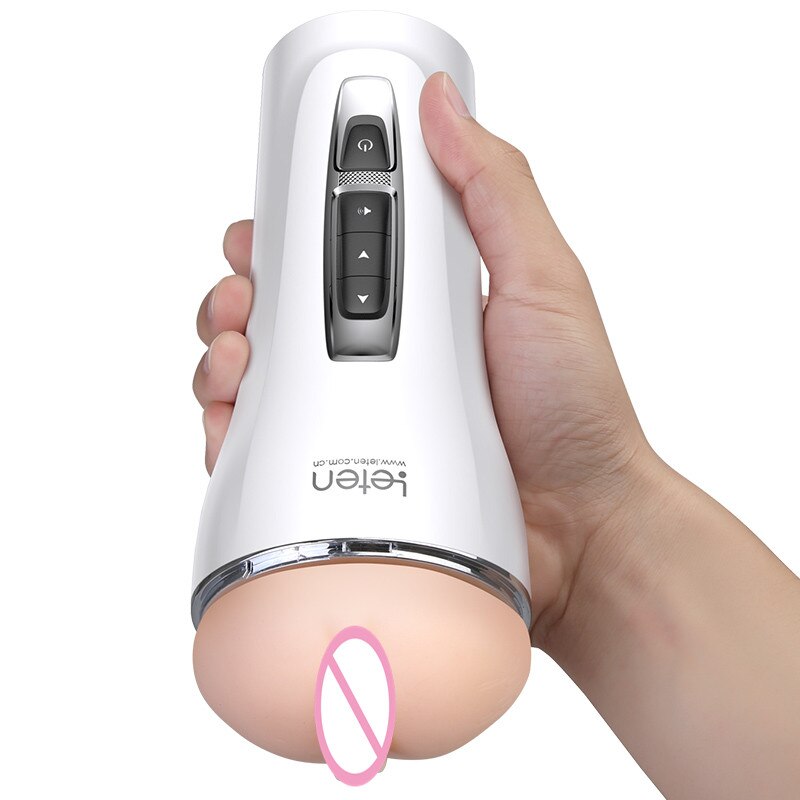 Leten Clamp Sucking Vibrating Male Masturbator Cup Realistic Vagina Real Pussy Sexual Moaning Sex Machine Sex Shop for Man - buysextoyth