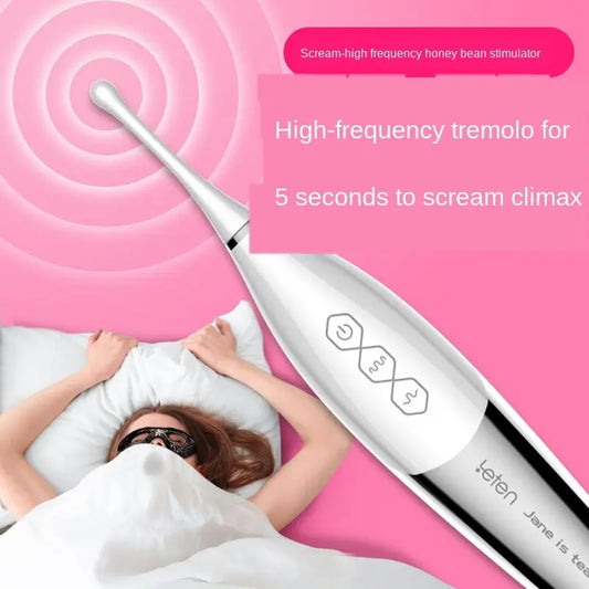 Leten Clit G-Spot Stimulator Ultrasonic High Frequency Vibrator Fast Scream Orgasm Intimate Goods Silicone Sex Toys for Women 33sextoys