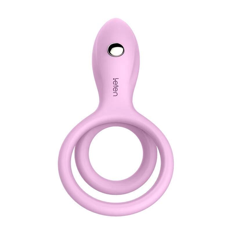 Leten Cock Ring Vibrators Reusable Silicone Dildo Penis Enlargement Delayed Ejaculations Anal Couples Chastity Sexy Toys for Men - buysextoyth