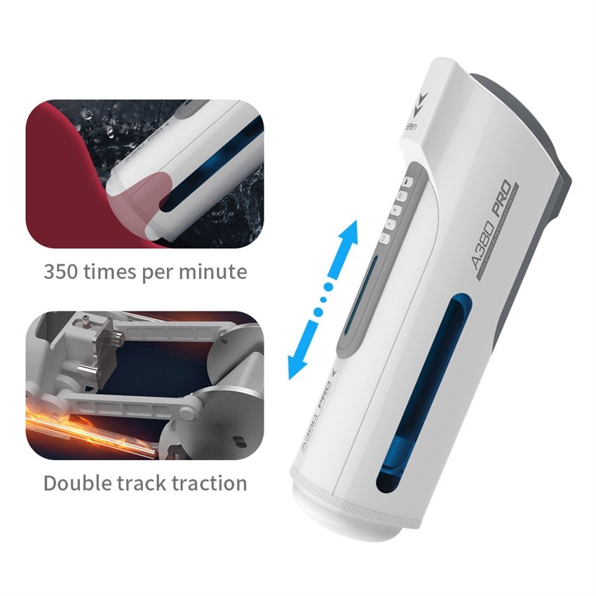 Leten Electric Piston Heating Vagina Vibrator Mmale Automatic Overlength Thrusting Masturbation Voice Sucking Sex Toys for Men - buysextoyth