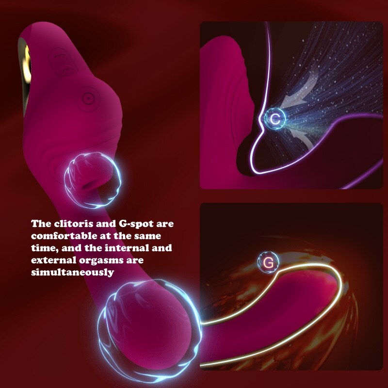 Leten Heating Vibration Sucking Stick Clitoral Stimulation Female Masturbation Device Adult Erotic Massage Sex Sucking Toys - buysextoyth