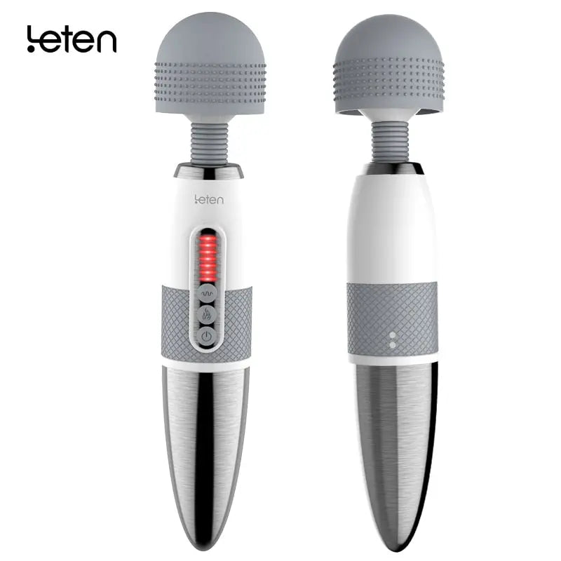 Leten Lightning Huge Head Vibrator for Female Masturbation. AV Magic Wand Massager Nipple Clitoris Stimulator Sex Toys for Woman 33sextoys