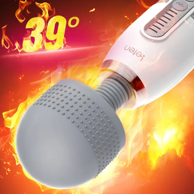 Leten Lightning Huge Head Vibrator for Female Masturbation. AV Magic Wand Massager Nipple Clitoris Stimulator Sex Toys for Woman 33sextoys