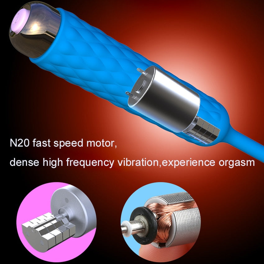 Leten Male Catheter Urethral Sound Electro Vibrator Penis Stretching Plug Silicone Dilators Sex Toy Dick Stretcher Masturbator - buysextoyth