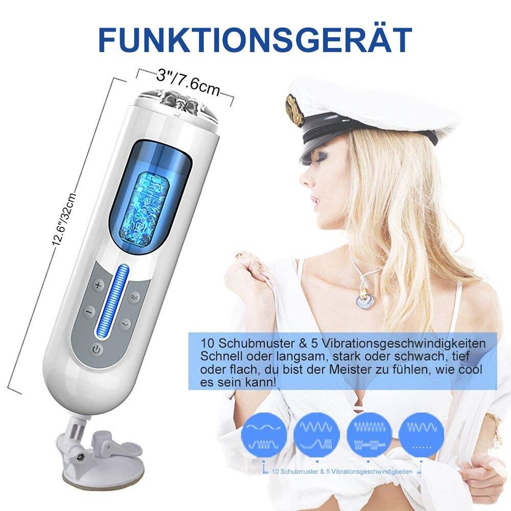 Leten Men Masturbator Automatic Telescopic Male Masturbator Rectractable Piston Motion Masturbation Cup Sex Toys for Men - buysextoyth