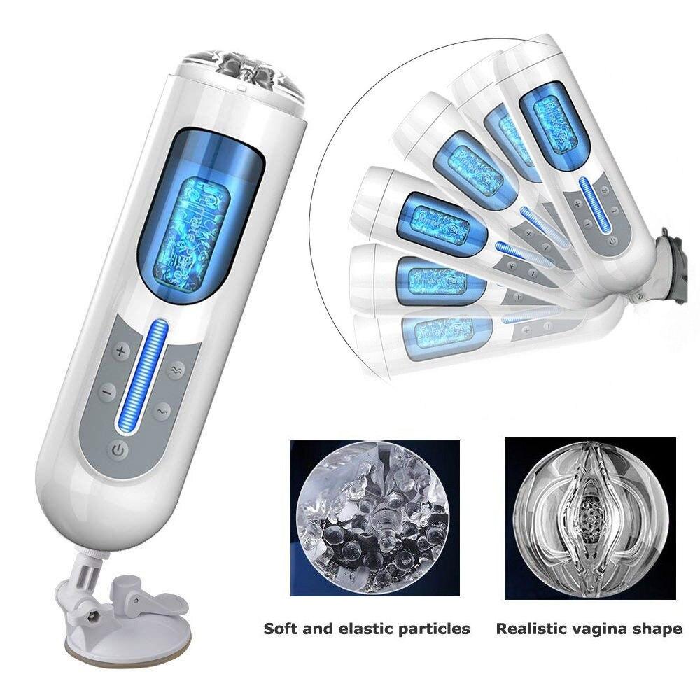 Leten Men Masturbator Automatic Telescopic Male Masturbator Rectractable Piston Motion Masturbation Cup Sex Toys for Men - buysextoyth