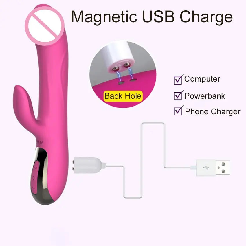 Leten Prostate Silicone Waterproof Electromagnetic Pulsating Thrusting Dildo Vibrator with Heating Function Penis Wand Massager 33sextoys