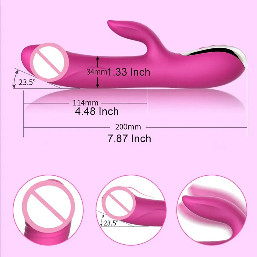 Leten Prostate Silicone Waterproof Electromagnetic Pulsating Thrusting Dildo Vibrator with Heating Function Penis Wand Massager 33sextoys