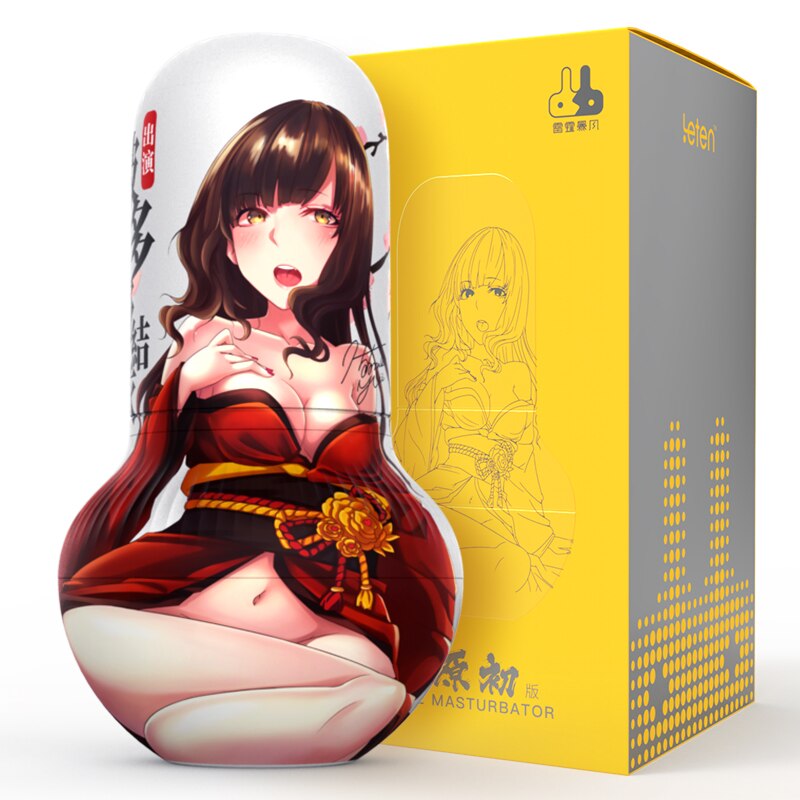 Leten Sexy Toys Vagina for Men Masturbators Vagina Vacuum Pocket Pussy Endurance Exercise Oral Sex Adult Japanese Actress Cup 18 - buysextoyth