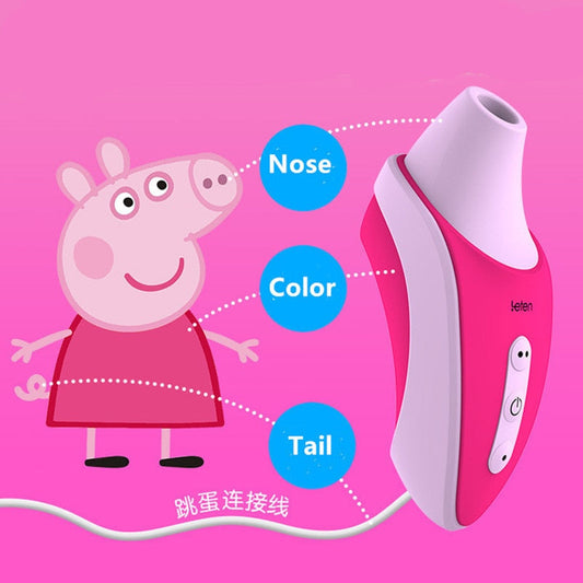 Leten Sucking G Spot Vibrator Oral Sex Nipple Sucker Clamp Dildo Vibrating Egg Clitoris Stimulator Massage Sex Toys for Woman - buysextoyth