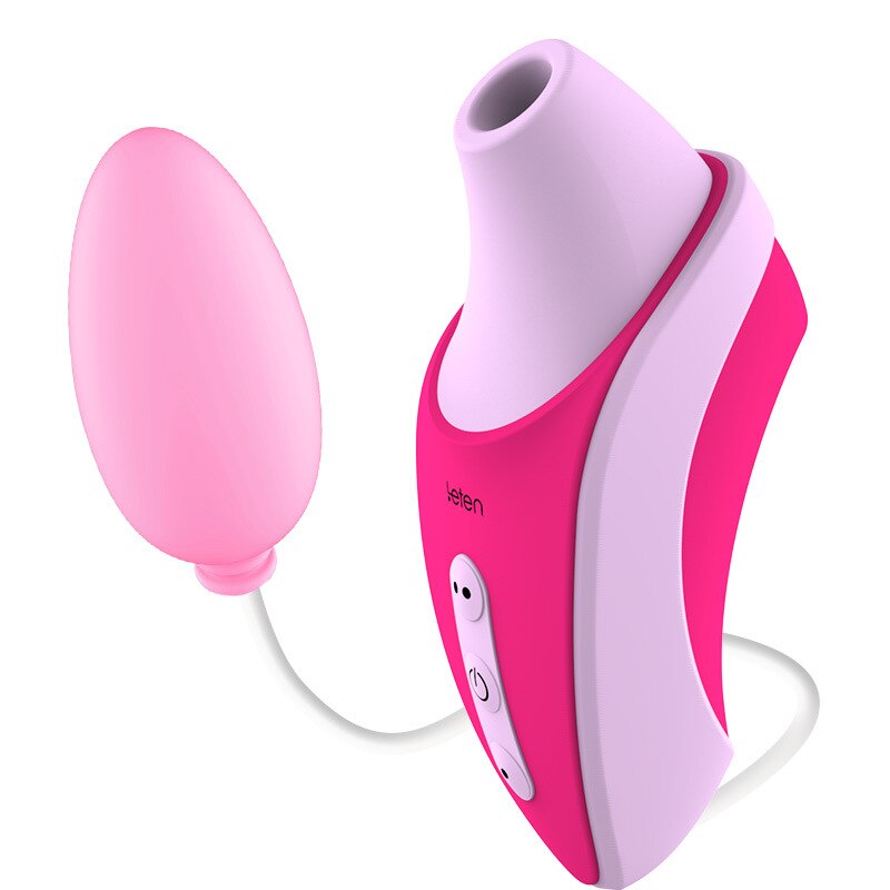 Leten Sucking G Spot Vibrator Oral Sex Nipple Sucker Clamp Dildo Vibrating Egg Clitoris Stimulator Massage Sex Toys for Woman - buysextoyth