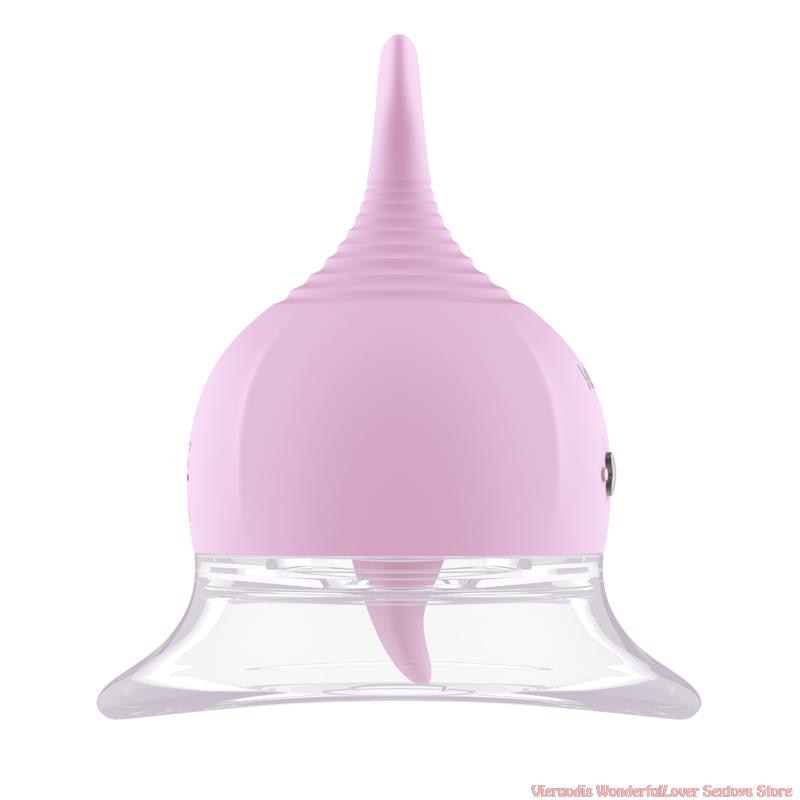 Leten Sucking Vibrator Female Tongue Lick Nipple Clit Pussy Oral Blowjob Clitoris Stimulator Sucker Vibrating Sex Toy for Couple - buysextoyth