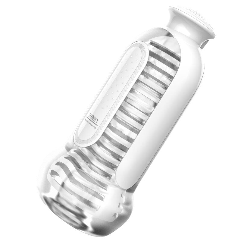 Leten TPE Material SPA Simulated Hips Manual Male Vocal Penis Exercise Masturbation Cup Adult Sex Toys for Men - buysextoyth