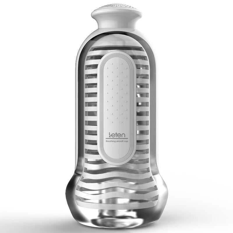 Leten TPE Material SPA Simulated Hips Manual Male Vocal Penis Exercise Masturbation Cup Adult Sex Toys for Men - buysextoyth