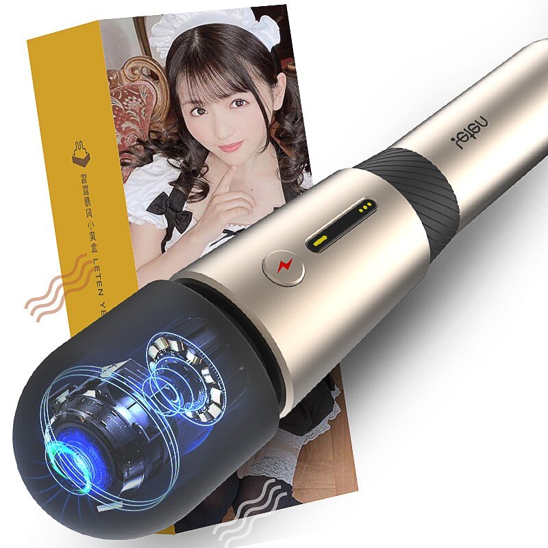 Leten Third-Generation Lightning Massage Wand Vibrators Vagina Clitoris Stimulation Masturbator Adult Sex Toy for Women - buysextoyth