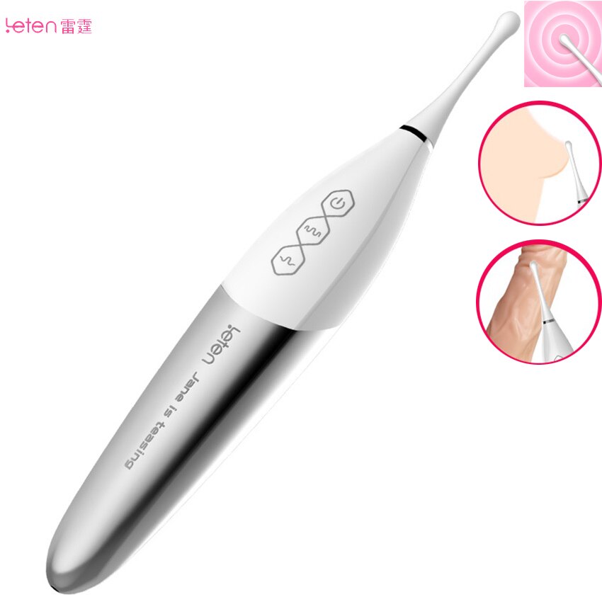 Leten USB Clitoris Stimulator Massager High Frequency Vibrators Fast Scream Orgasm Female Masturbator Clit Vibrating for Women - buysextoyth