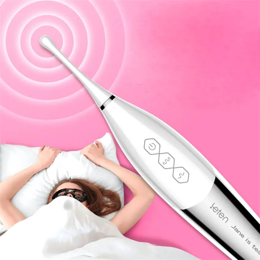 Leten USB Clitoris Stimulator Massager High Frequency Vibrators Fast Scream Orgasm Female Masturbator Clit Vibrating for Women - buysextoyth