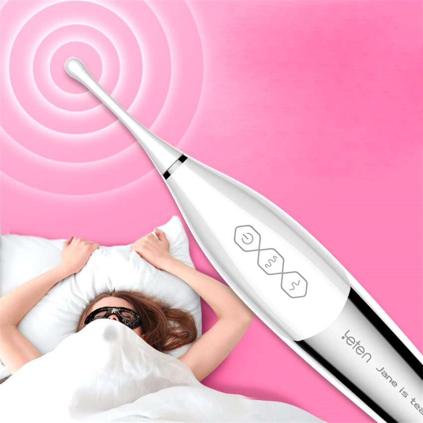 Leten USB Clitoris Stimulator Massager High Frequency Vibrators Fast Scream Orgasm Female Masturbator Clit Vibrating for Women - buysextoyth