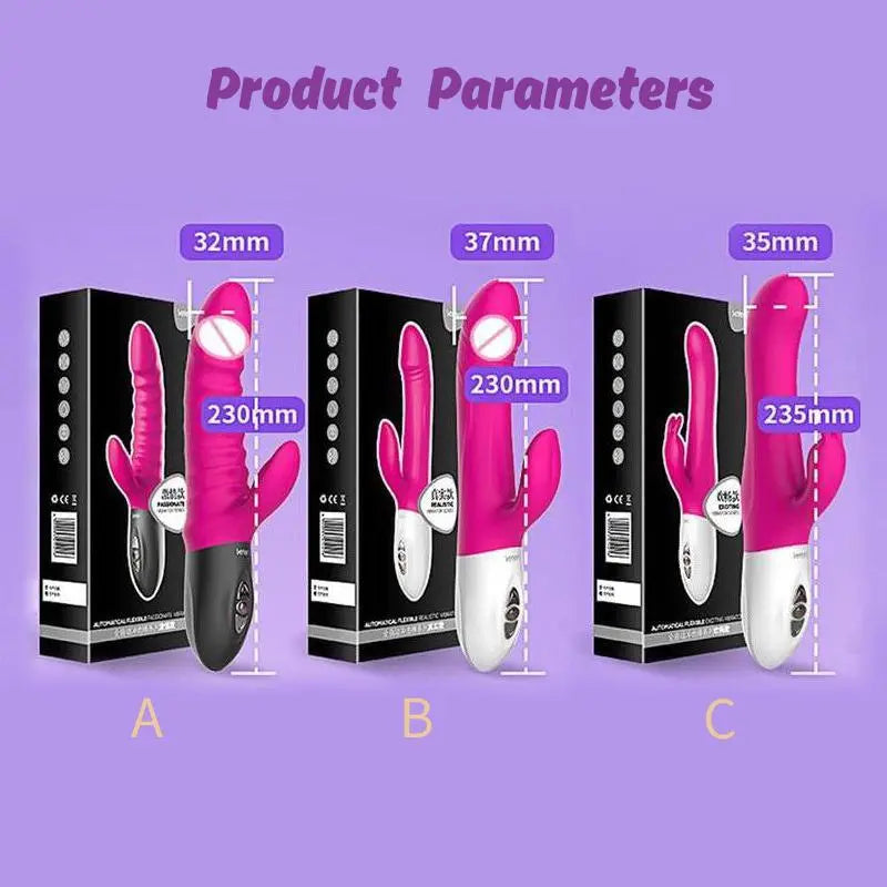 Leten Thrusting Vibrator Heating Electromagnetic Pulse Sex Toys for Woman - buysextoyth