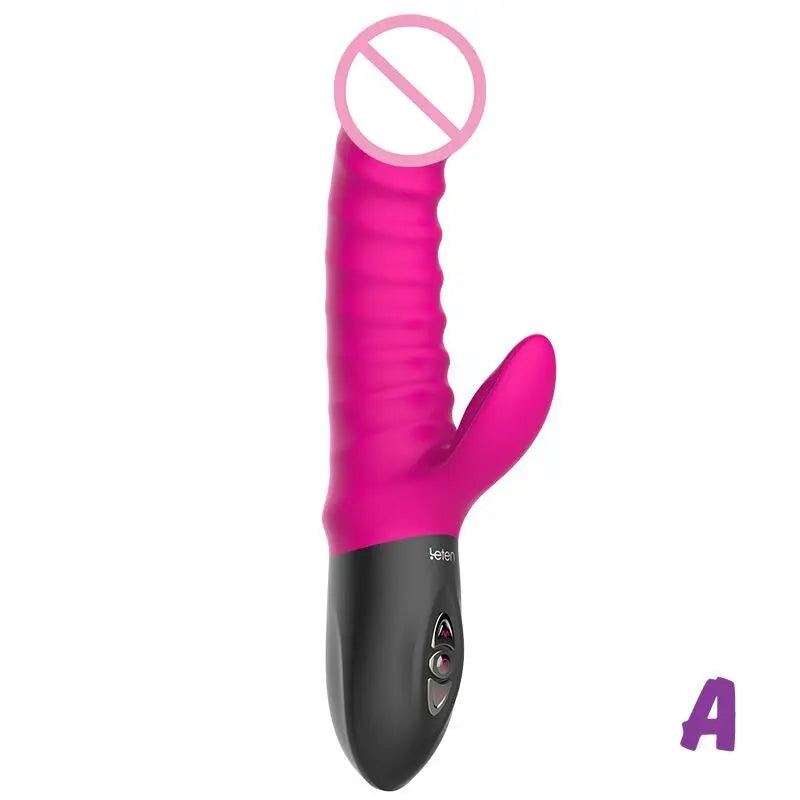 Leten Thrusting Vibrator Heating Electromagnetic Pulse Sex Toys for Woman - buysextoyth