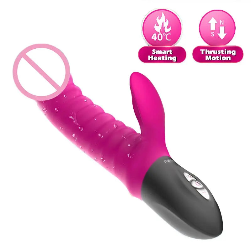 Leten Thrusting Vibrator Heating Electromagnetic Pulse Sex Toys for Woman - buysextoyth