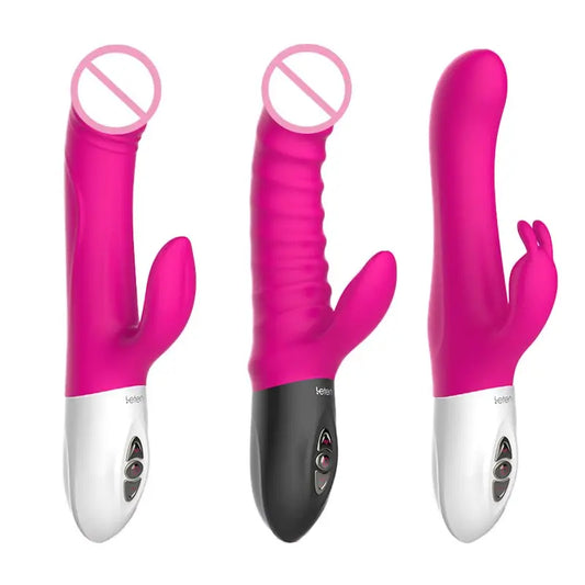 Leten Thrusting Vibrator Heating Electromagnetic Pulse Sex Toys for Woman - buysextoyth