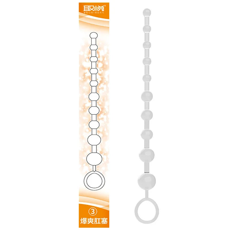 Liquid Silicone Beads Anal Expansion Backyard Speculum Pulls Ass Massage Anus G-spot Erotic Expander Unisex Flirt Training Game - buysextoyth