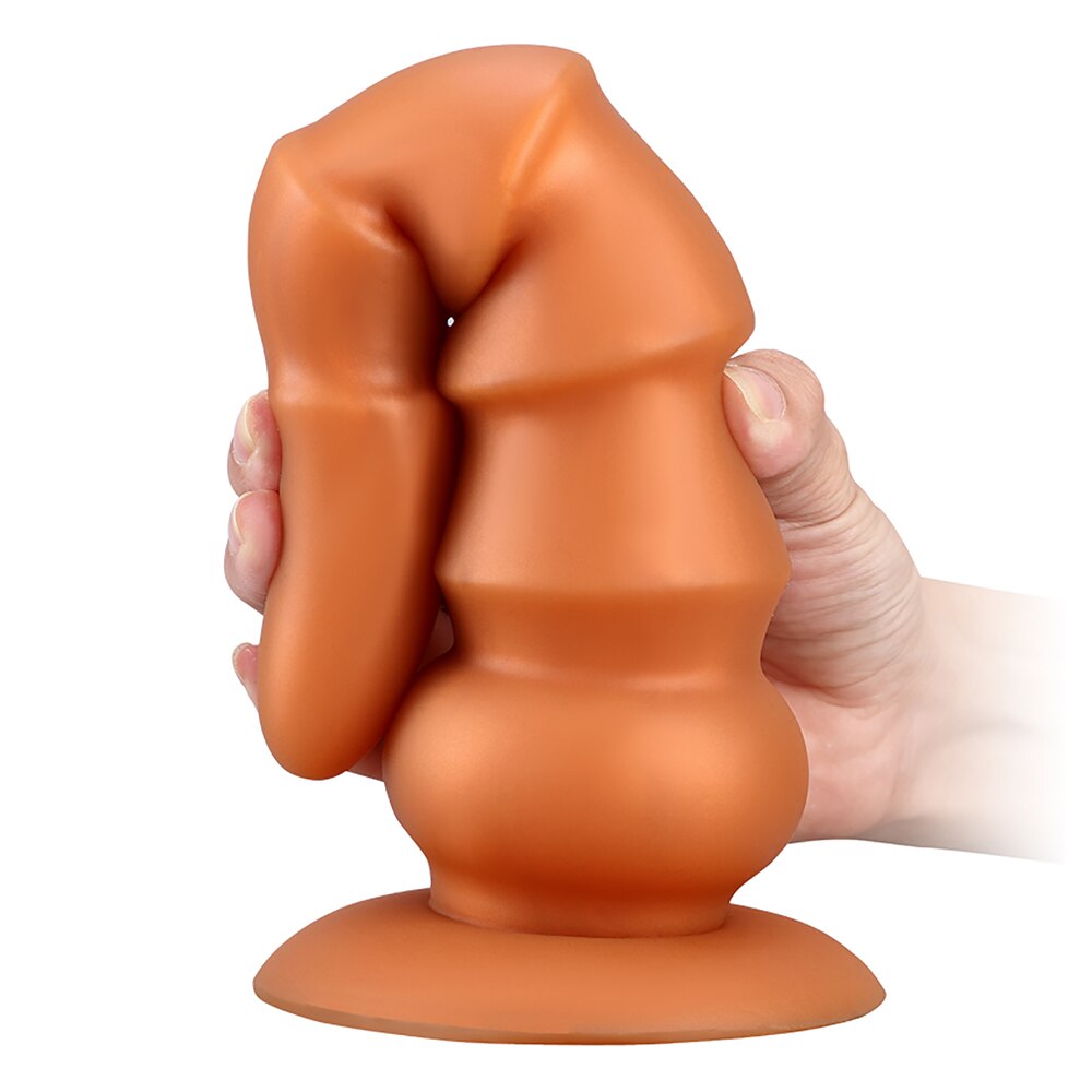 Liquid Silicone Huge Anal Plug Dildos Sex Product Big Butt Plug Soft Penis Anal Dilator Stimulate Vagina and Anus Sex Toys Dick - buysextoyth