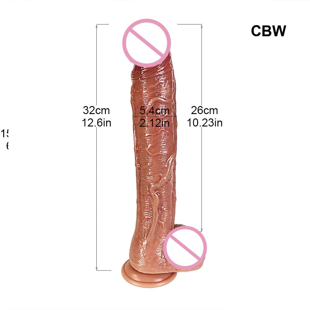 Long Penis Realistic  Dildos for Women Lesbian Toys Big Fake Dick Soft Silicone Females Masturbation Sex Adult Erotic Product - buysextoyth