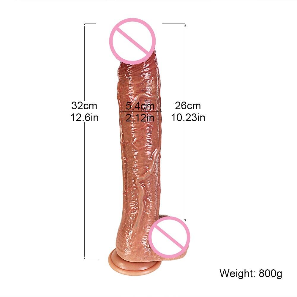 Long Penis Realistic  Dildos for Women Lesbian Toys Big Fake Dick Soft Silicone Females Masturbation Sex Adult Erotic Product - buysextoyth