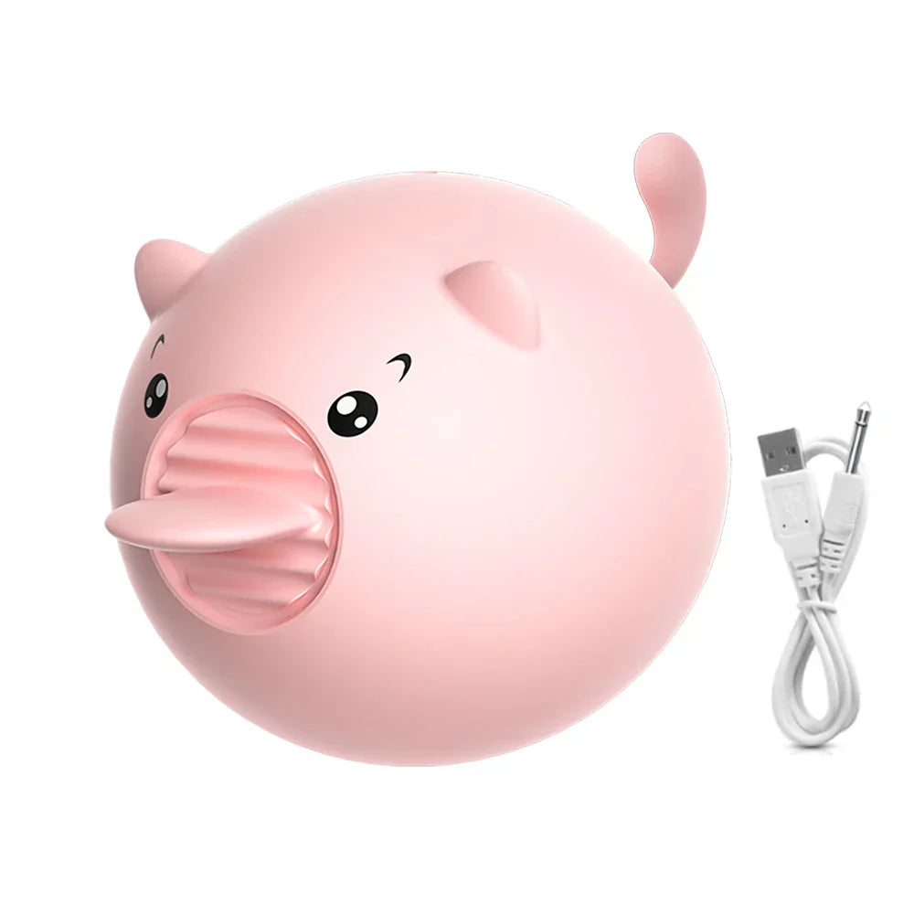 MINI หมูลิ้นเลีย Vibrator Clit G จุดกระตุ้นเพศของเล่นสำหรับผู้หญิง 10 โหมดชาร์จ Quick Orgasm เร้าอารมณ์ ... - buysextoyth