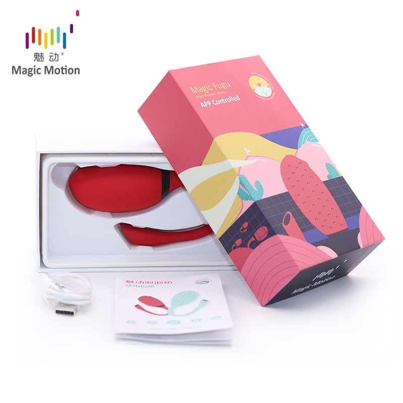 Magic Motion Smart Sex Toy Remote Control Vibrator G-spot Clitoris Fugu APP Vibrating Ball Flamingo Vagina Massager for Woman - buysextoyth