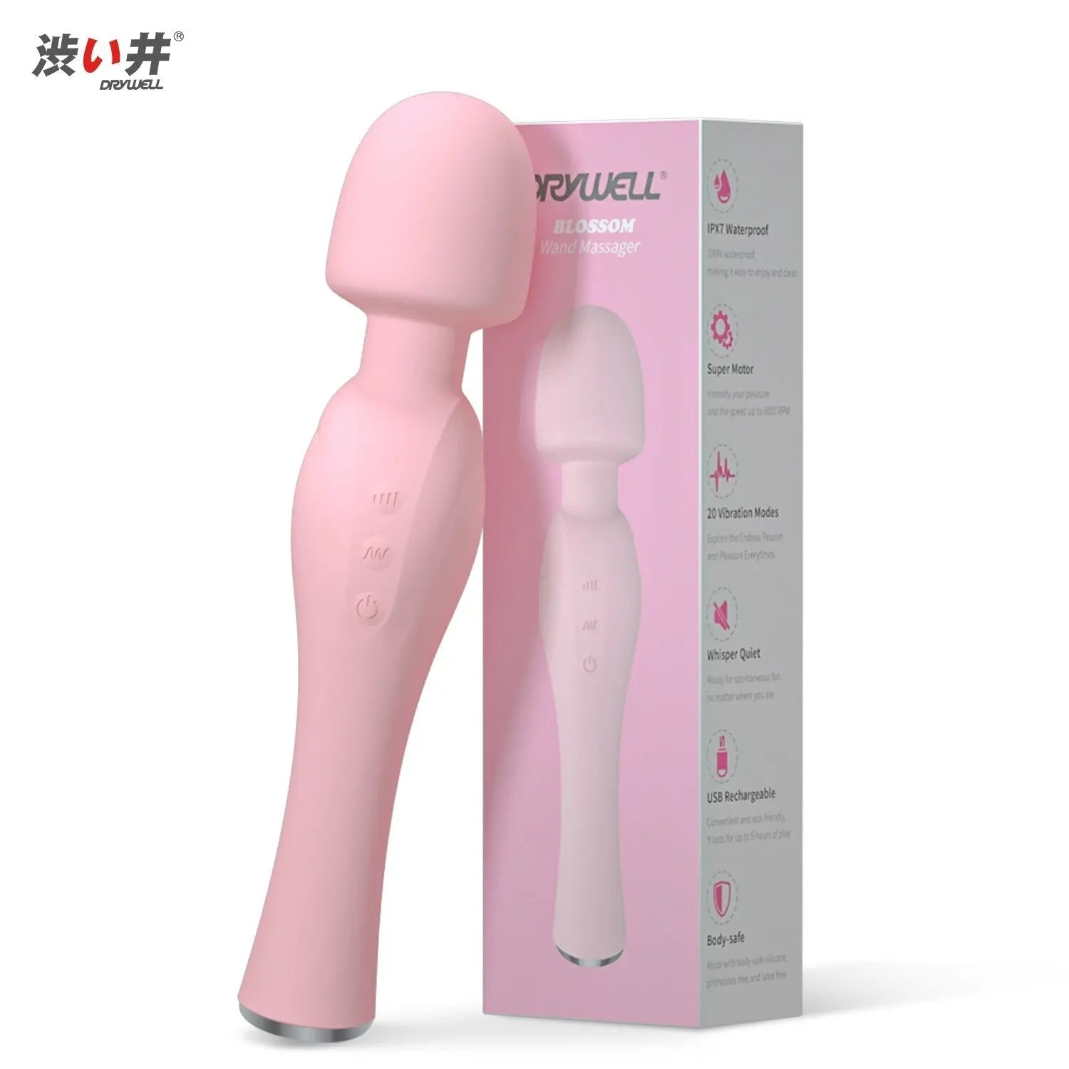 DRYWELL AV Vibrators for Women Powerful Magic Wand Sex Toys for Women Female Vibrator Clitoris Stimulator Toys for Adults 18 Sex - buysextoyth
