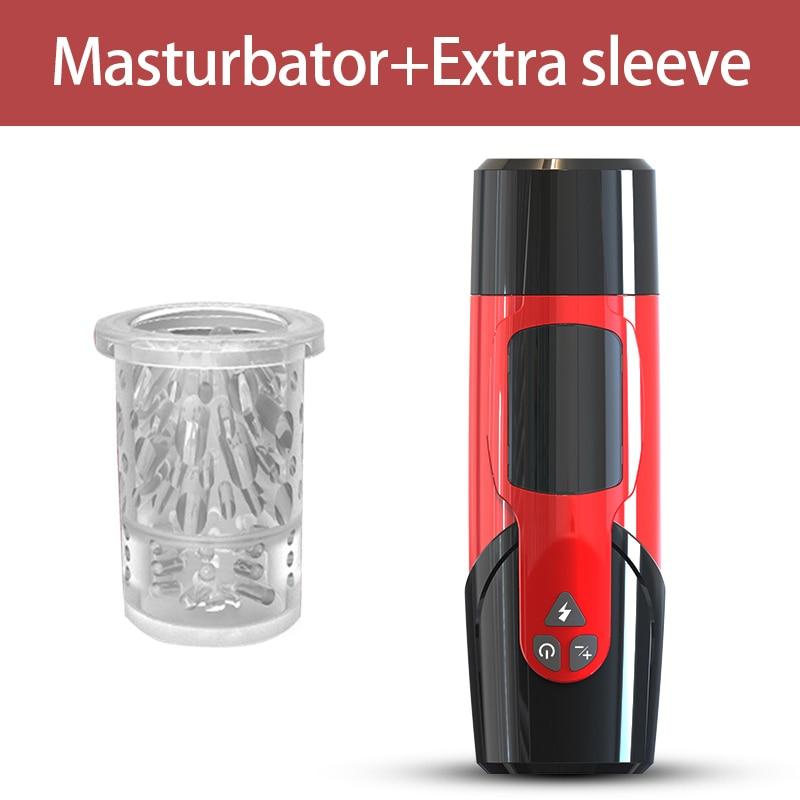 Male Masturbation Cup with 7*3 Adjustable Modes Automatic Telescopic Rotation Masturbator Sex toys for men masturbating - buysextoyth