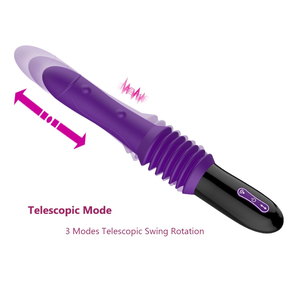 Male Masturbation Machine Vibrator Automatic Stretching G-spot Massage Female Masturbation Sex Toys for Women Dildos Erotic Shop - buysextoyth