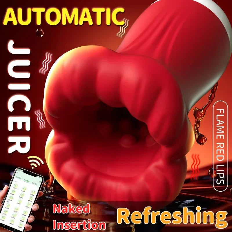 Male Masturbator Deep Throat Blowjob APP Control Vibrating Oral Sex Pussy Vagina Stimulation Adult Sex Toys Masturbators for Men - buysextoyth