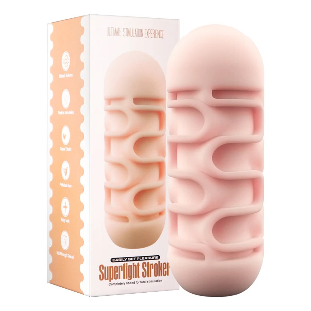 Male Masturbator for Men Sex Toys Soft Real Silicone Vagina Vacuum Pocket Double Blowjob Masturbation Cup for Couple - buysextoyth