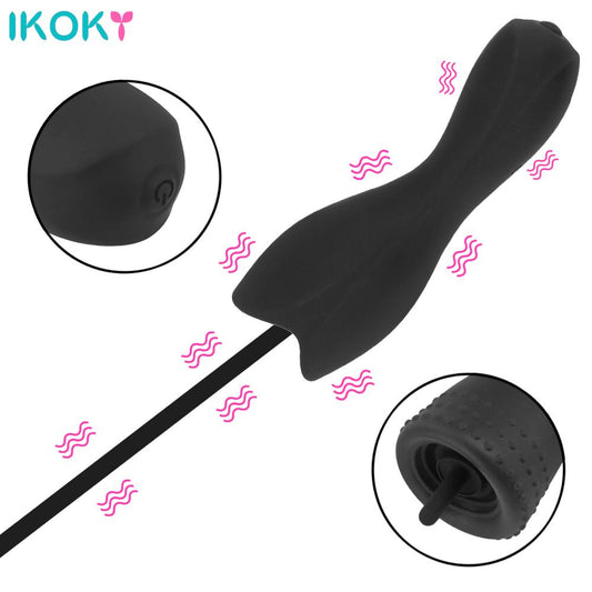 Male Penis Pump Vibrator Penis Massager Penis Plug Urethra Expansion Stimulator for Men Urethra Masturbation Erotic Sex Toys - buysextoyth
