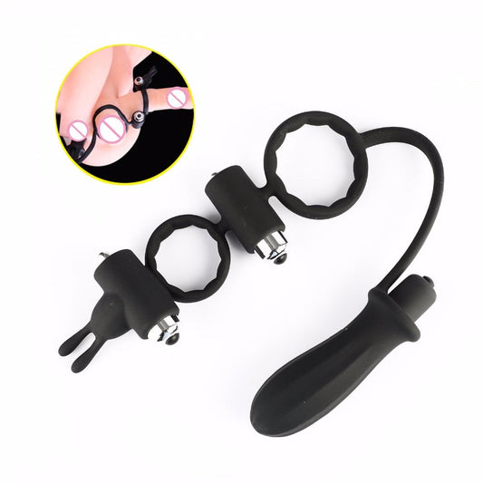 Male Prostate Massager Anal Plug with Vibrating Cock Penis Ring Scrotum Ring Vibrator Sex Toys for Men Butt Plug Sex Product A3 - buysextoyth