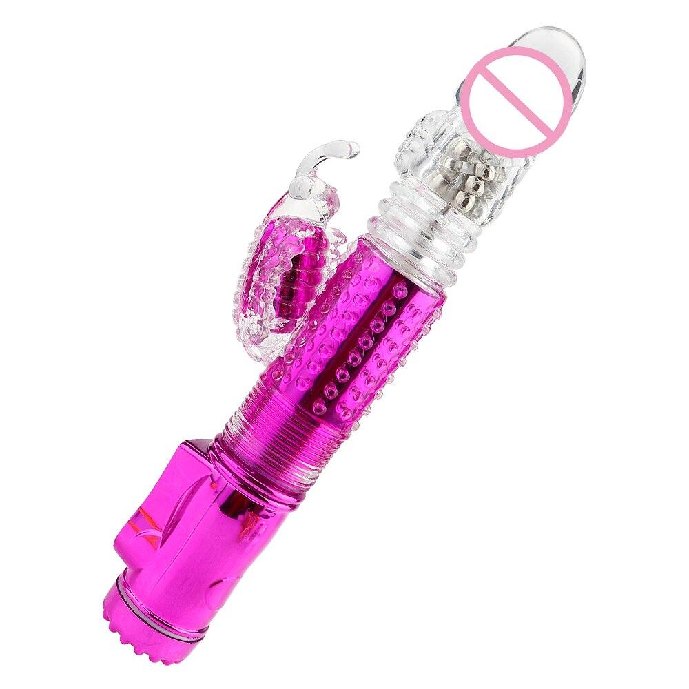 Clit Vibrator Sex Toys for Women Dildo Vibrator G-spot Massager Rotation Sex Products Clitoris Stimulation - buysextoyth